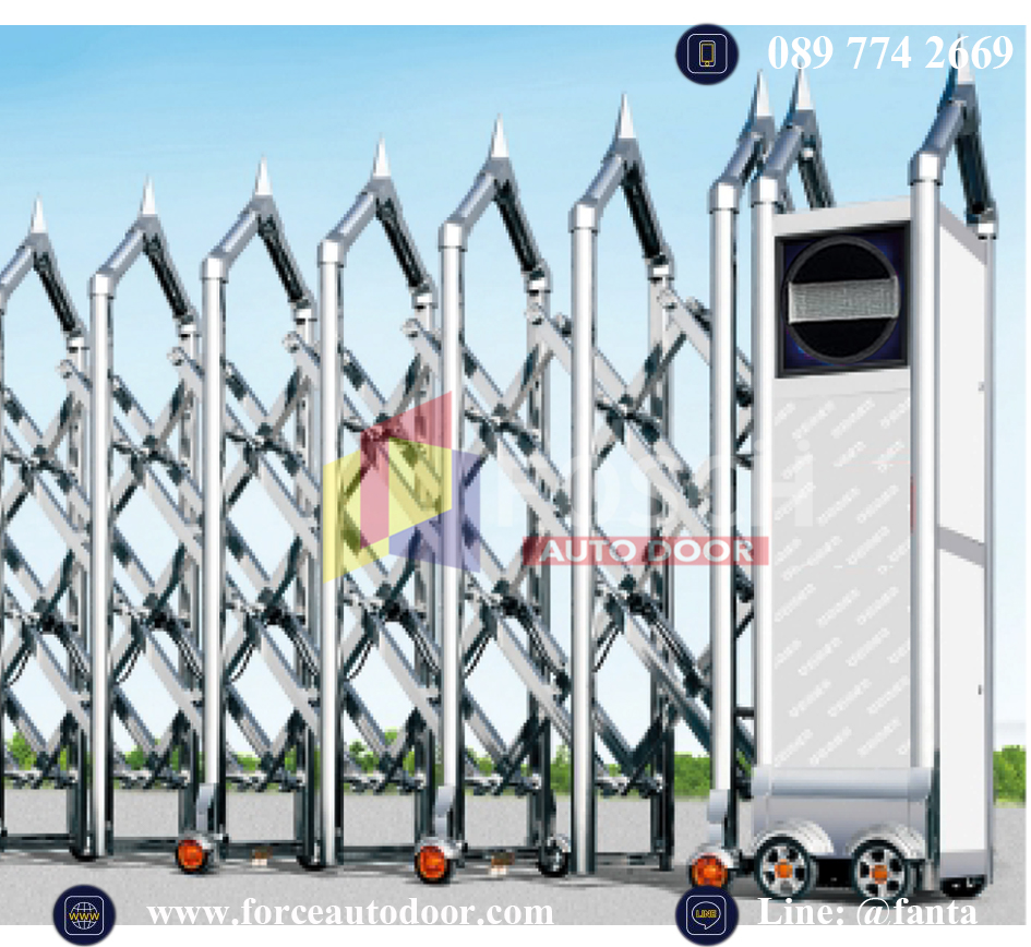 ประตูเลื่อนพับเก็บ Folding Gate